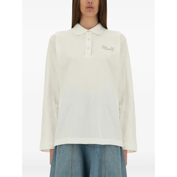 Jeanne long-sleeve polo shirt