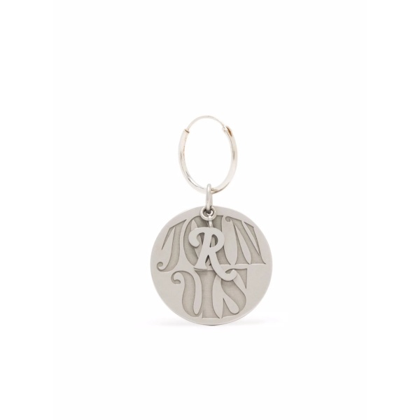 Join Us circular charm single earring