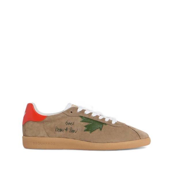 lace-up round-neck sneakers