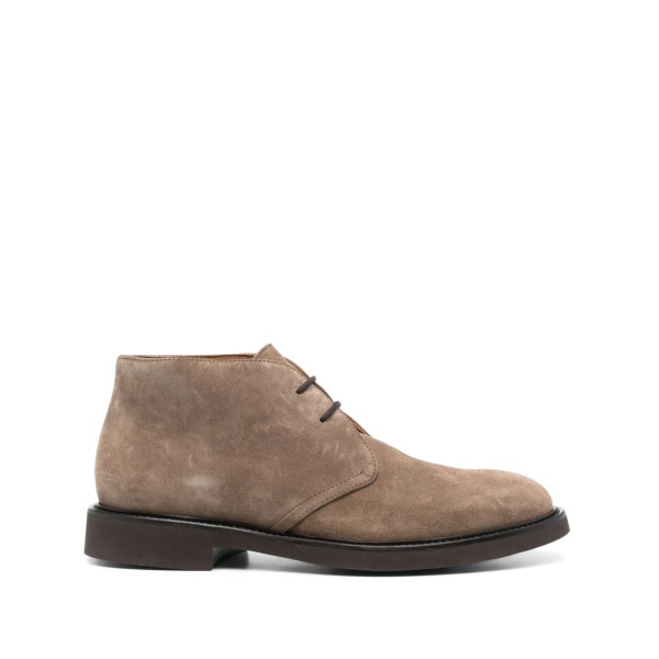 lace-up suede derby shoes