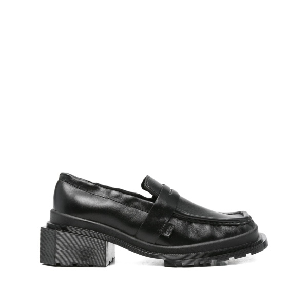 leather loafers