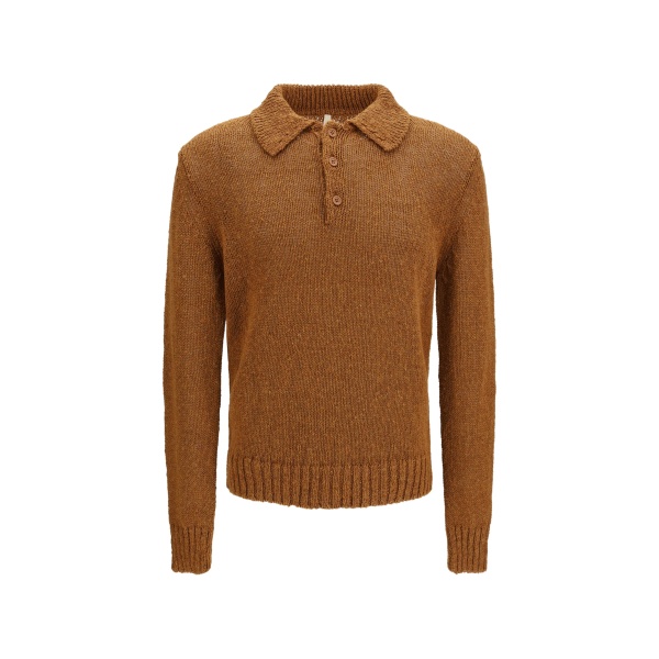 linen polo top