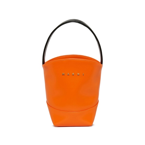logo-appliqué bucket bag