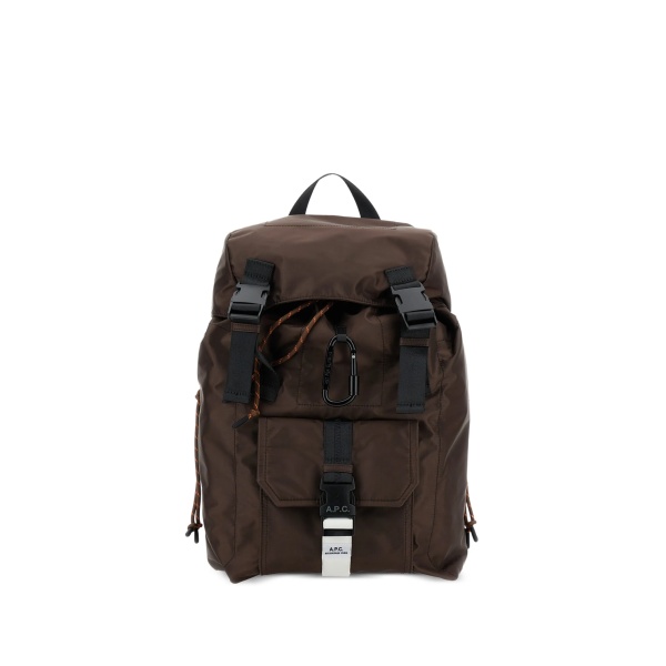 logo-buckle backpack