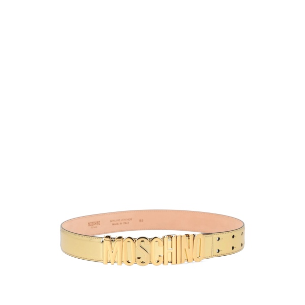logo-buckle belt
