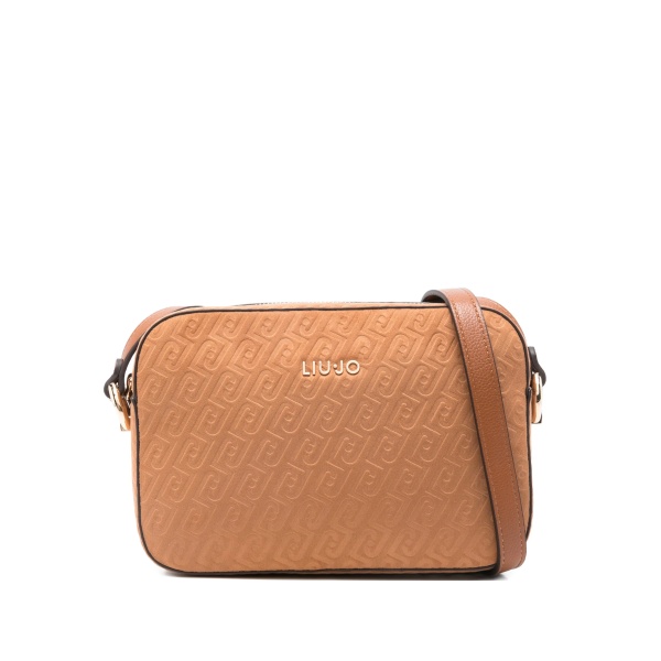 logo-debossed cross body bag