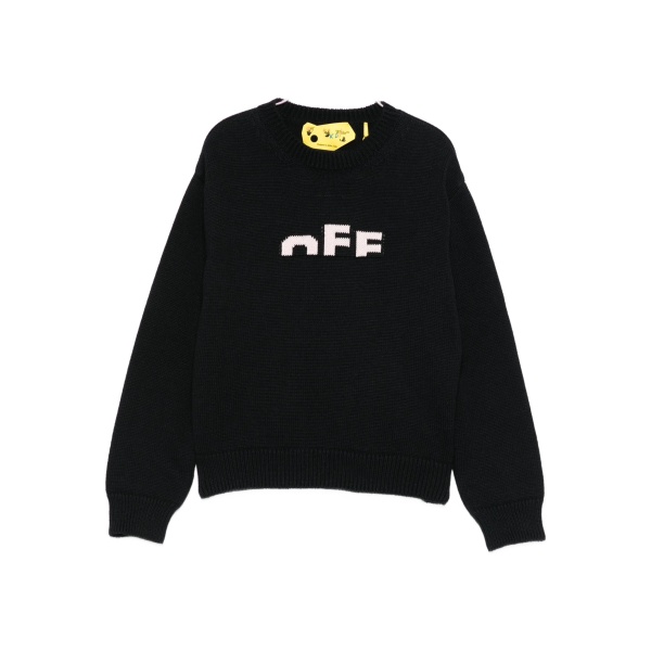 logo-detail crew-neck jumper