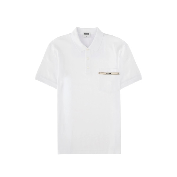 logo-detail polo shirt