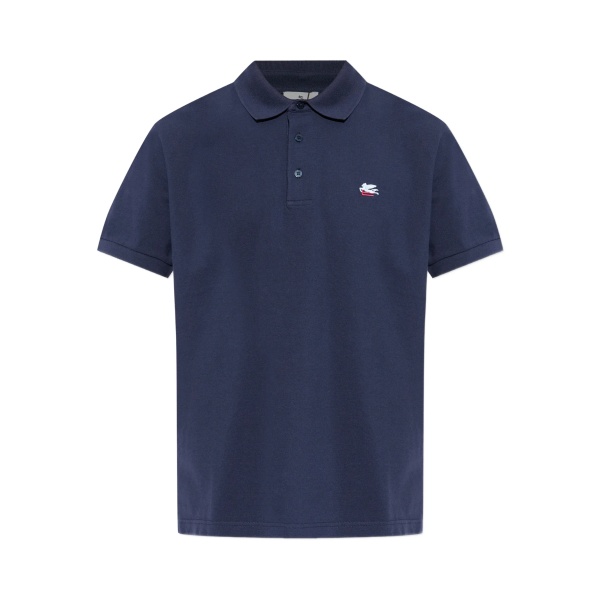 logo-detail polo shirt