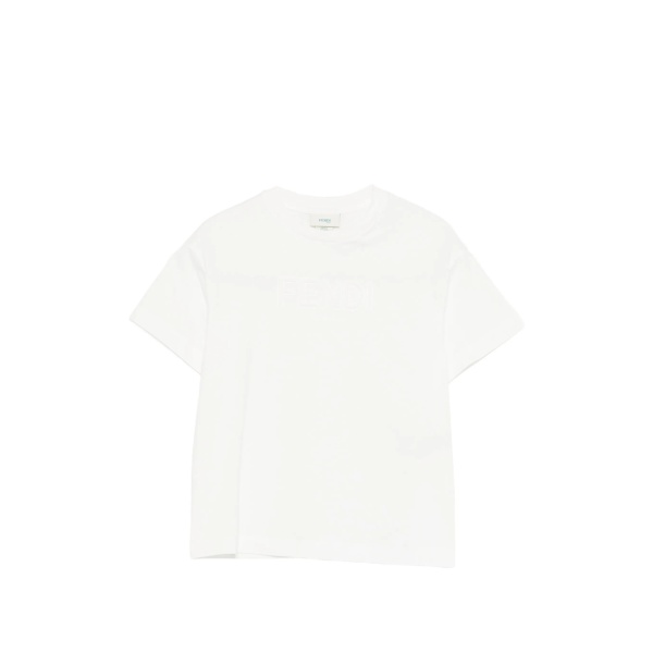 logo-embossed T-shirt