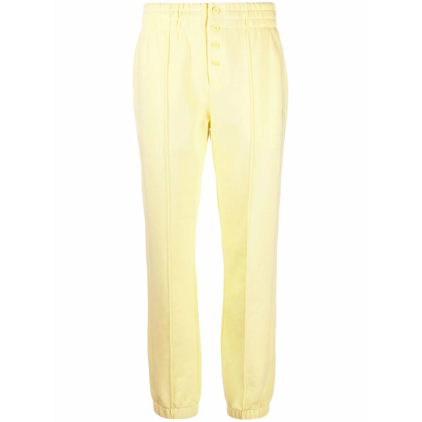 logo-embroidered buttoned track pants