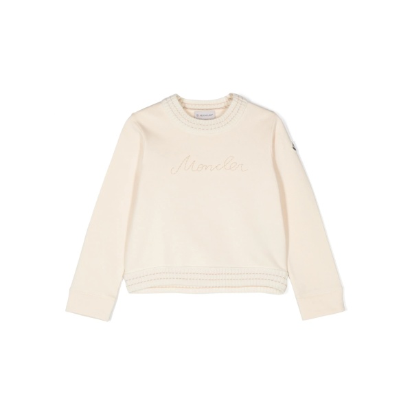 logo-embroidered cotton sweatshirt