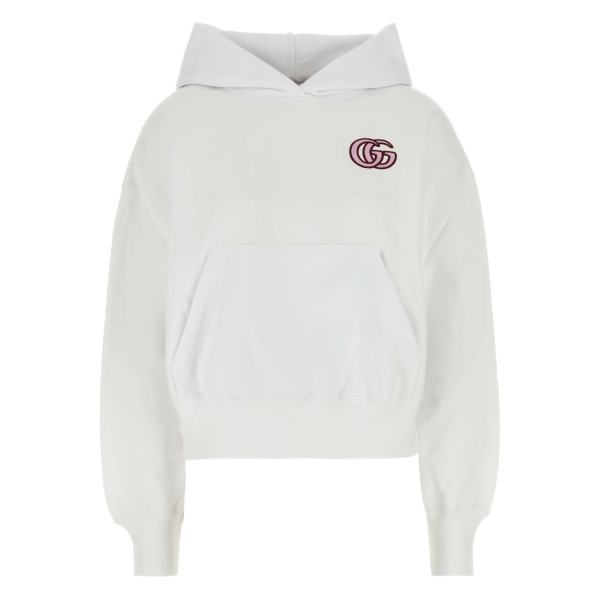 logo-embroidered hoodie