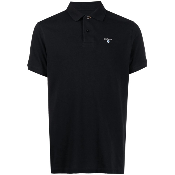logo embroidered polo shirt