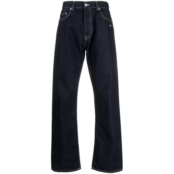 logo-embroidered skate jeans