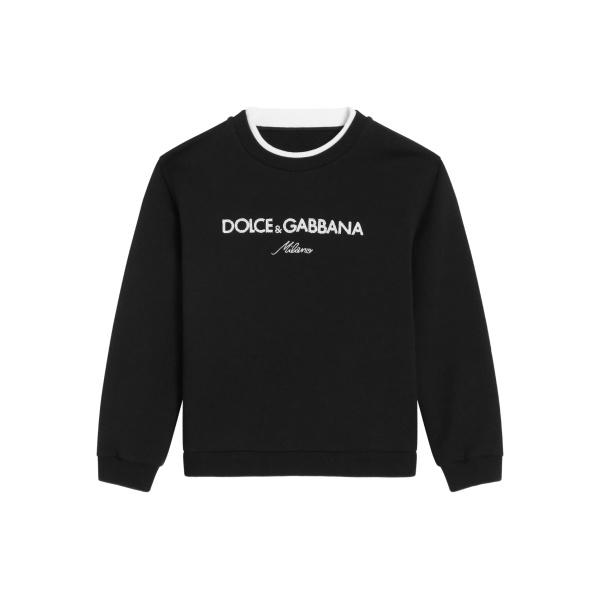 logo-embroidered sweatshirt