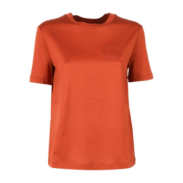 logo-embroidered T-shirt
