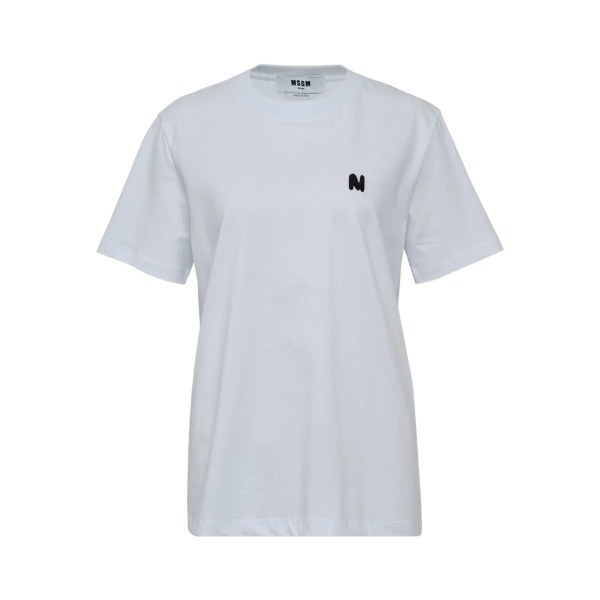 logo-embroidered T-shirt