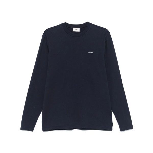 logo-embroidered T-shirt