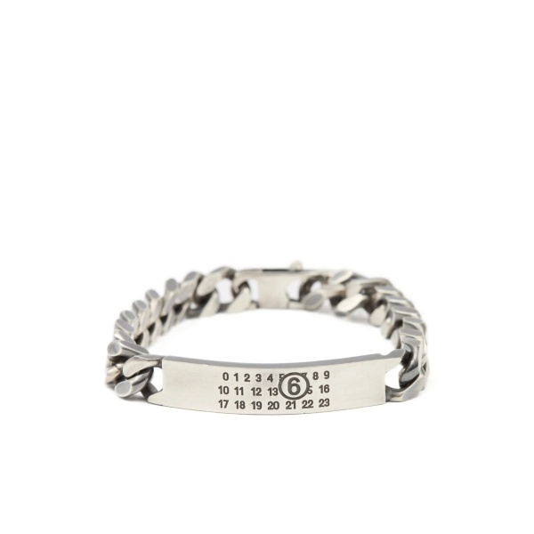 logo-engraved chain bracelet