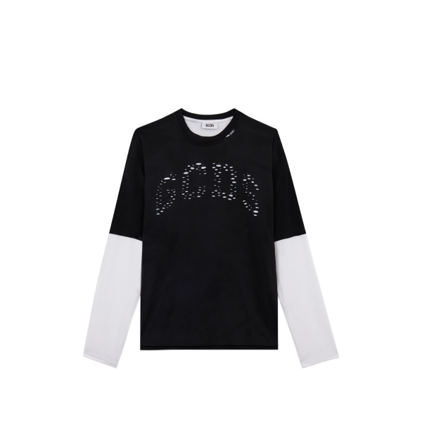 logo-lettering oversized T-shirt