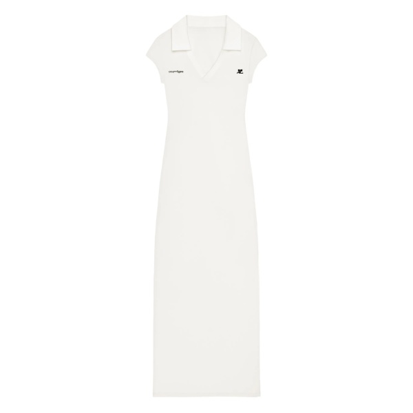 logo maxi dress