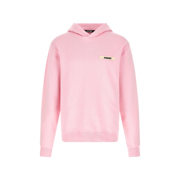 logo-patch dropped-shoulders hoodie