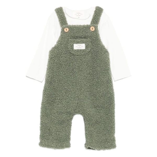 logo-patch dungaree (set of two)