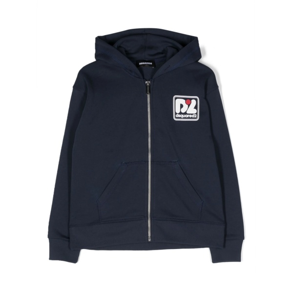 logo-patch hoodie