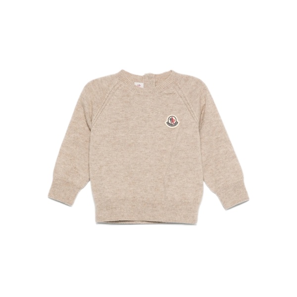 logo-patch raglan-sleeve sweater