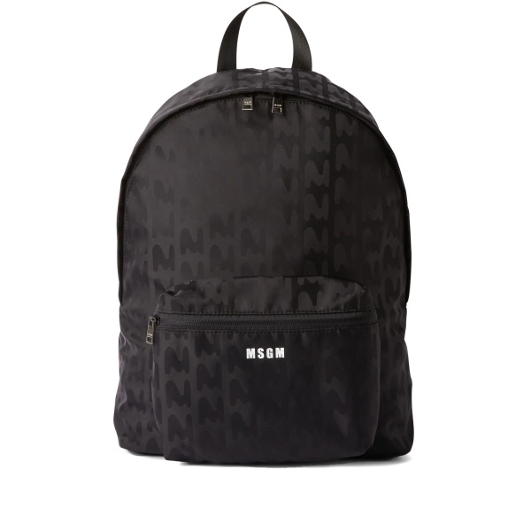 logo-print backpack