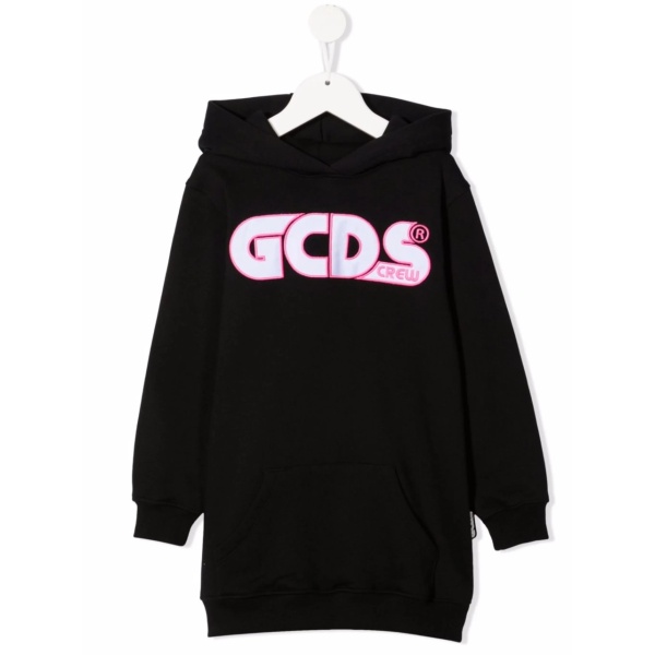 logo-print cotton hoodie