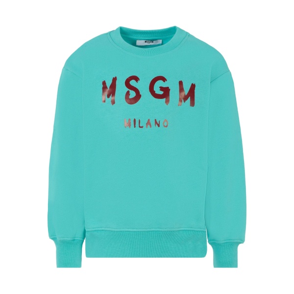 logo-print cotton sweatshirt