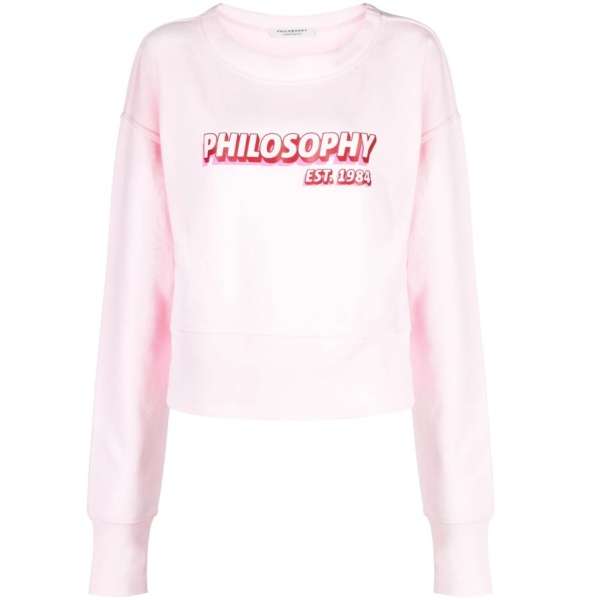 logo-print cotton sweatshirt