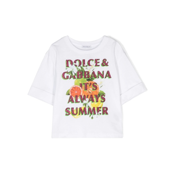 logo-print cotton T-shirt