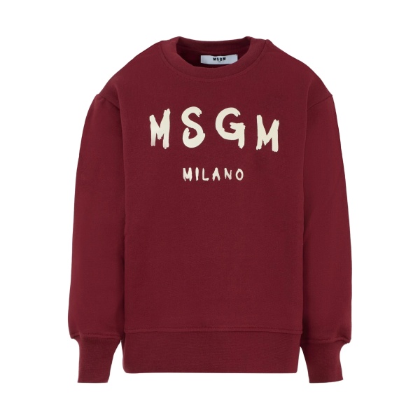 logo-print crew-neck sweatshirt