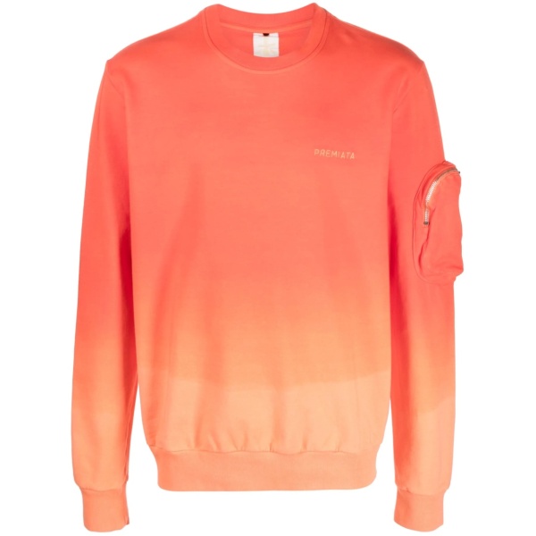 logo-print gradient sweatshirt