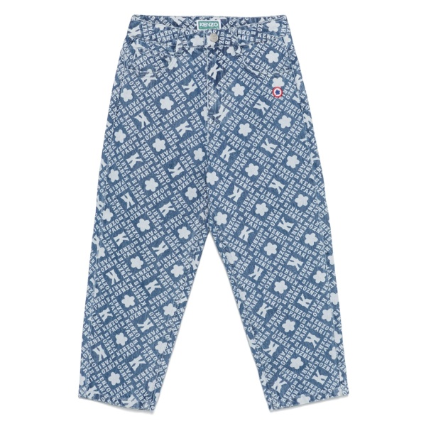 logo-print jeans