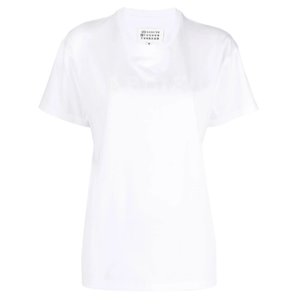logo-print jersey T-shirt