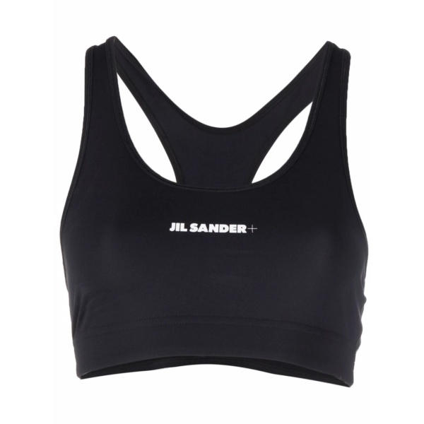 logo-print sports bra