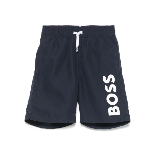 logo-print swim shorts