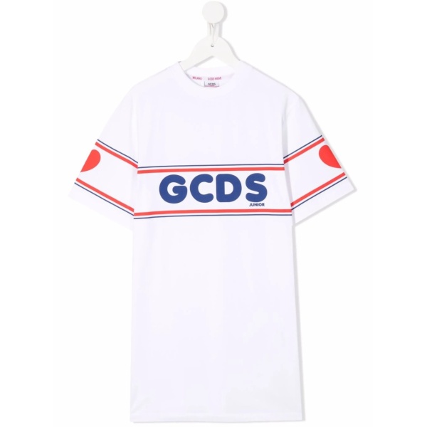 logo-print T-shirt dress