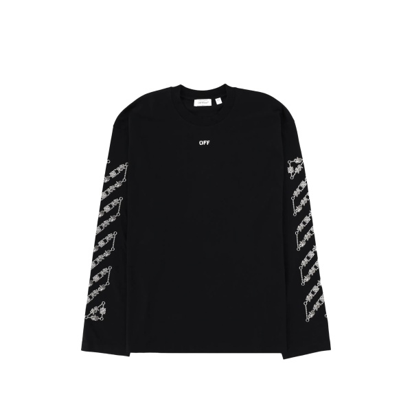 long-sleeve graphic T-shirt