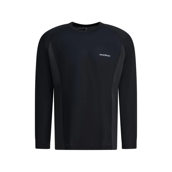 long-sleeve panelled T-shirt
