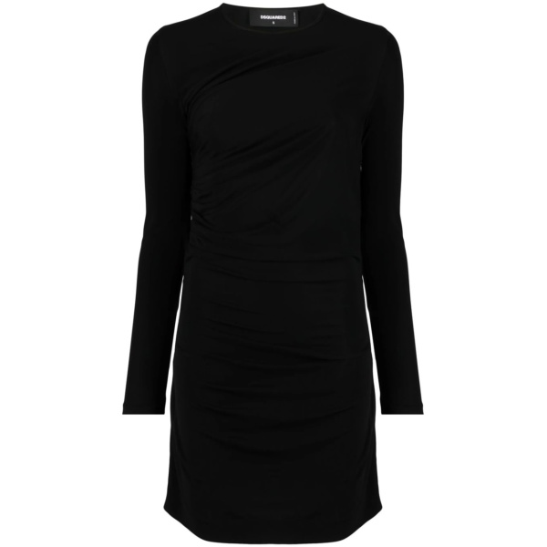 long-sleeved mini dress