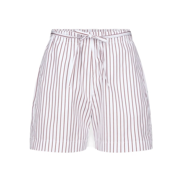 Lory striped drawstring shorts