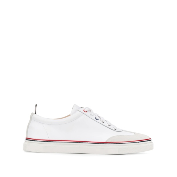 low-top calfskin sneakers
