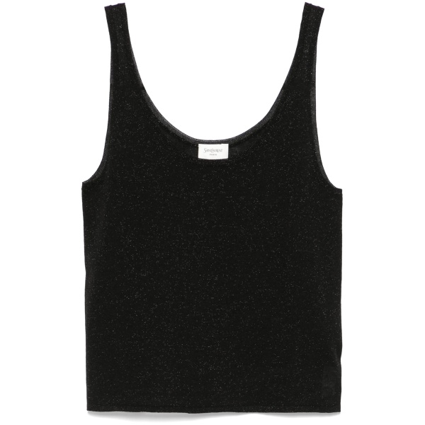 lurex knitted tank top