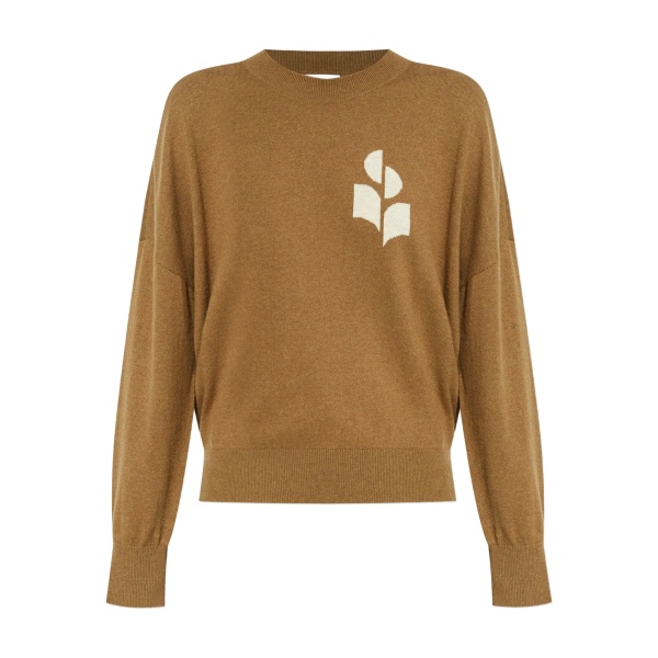 Marisans logo-detail round-neck sweater