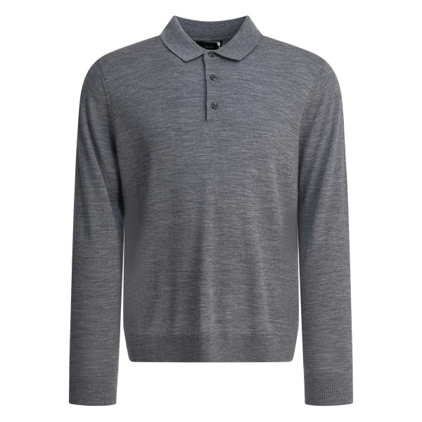 merino-wool polo shirt